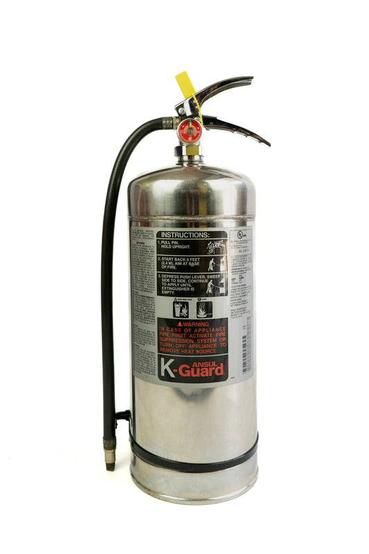 Extintor Clase K Acetato de Potasio de 10 Litros